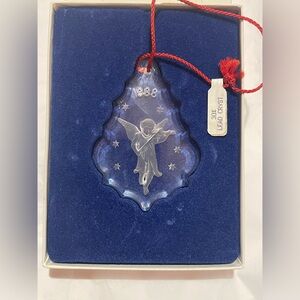 Christmas Ornament Spiegel annual ornament crystal West Germany 1988